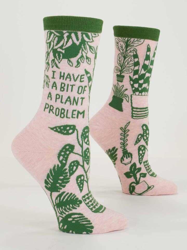 Incognito – wholesale Socks – Women's – SW575 I Have A Bit Of A Plant Problem Crew Socks0