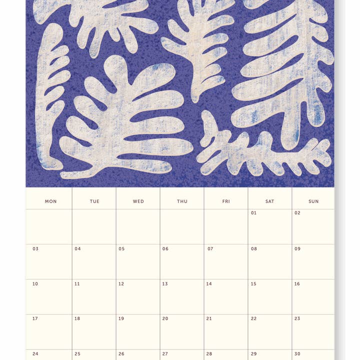 A-Journal Stationery - Wholesale Calendar - A-Journal Calendar 2026 Arty1
