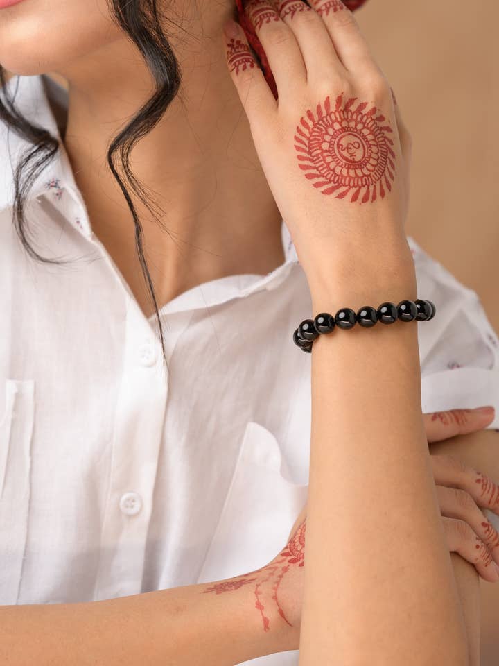 Onyx Bead Bracelet for wholesale by Henna Shoppe