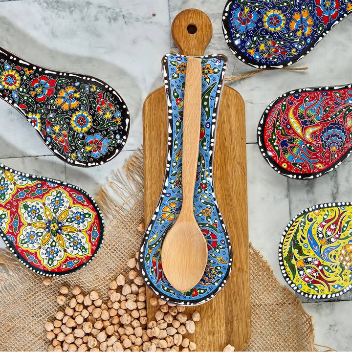 Bascuda - Wholesale Spoon Rest - Ceramic Spoon Rest Tulip Maya 24cm