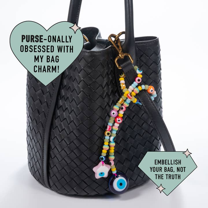 Brigther Days Ahead Bag Charm for wholesale by Miami Chains & Co.