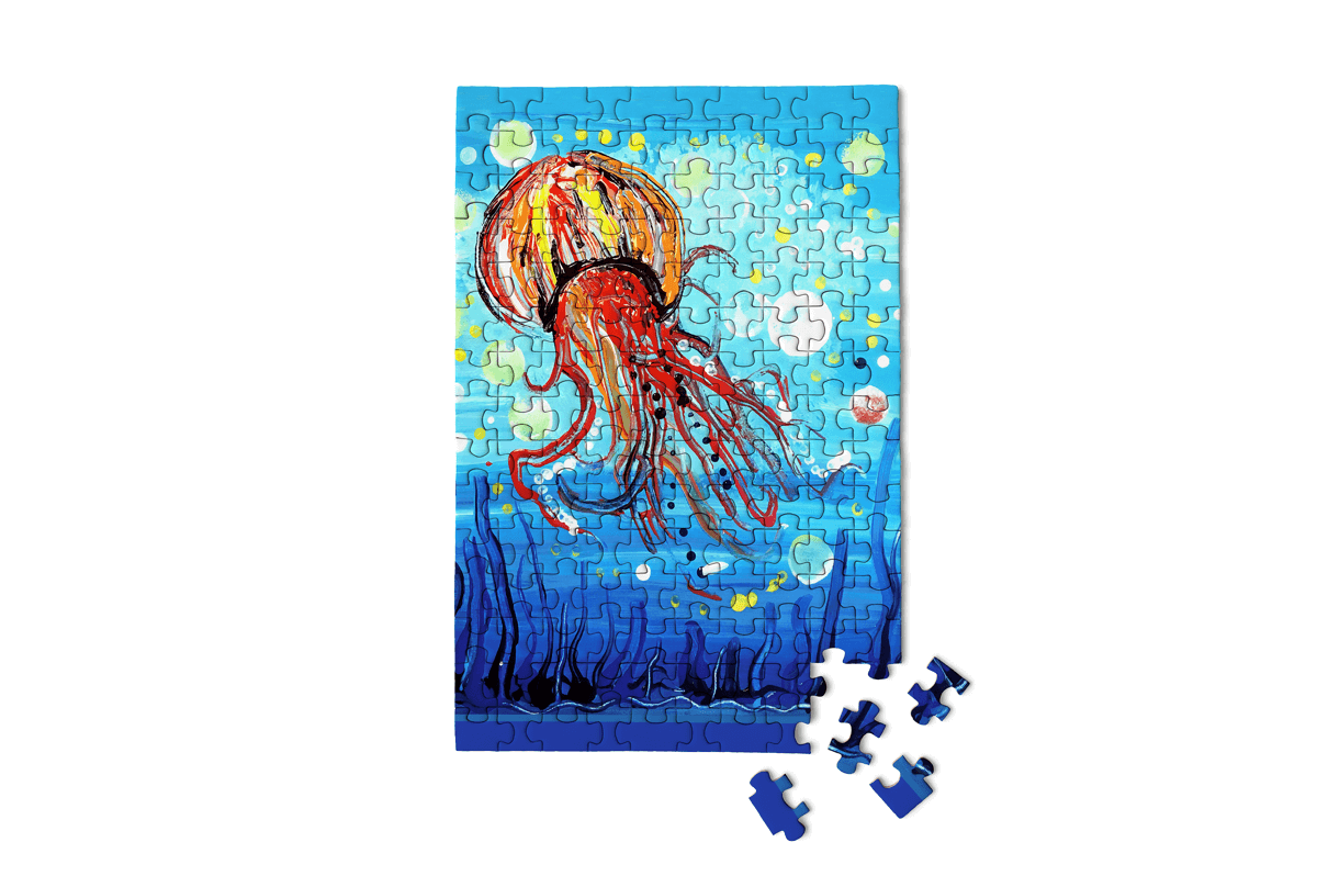Micro Puzzles - Wholesale Puzzle - Adult - Jellyfish Jigsaw Puzzle - nautical ocean souvenir beach gift2