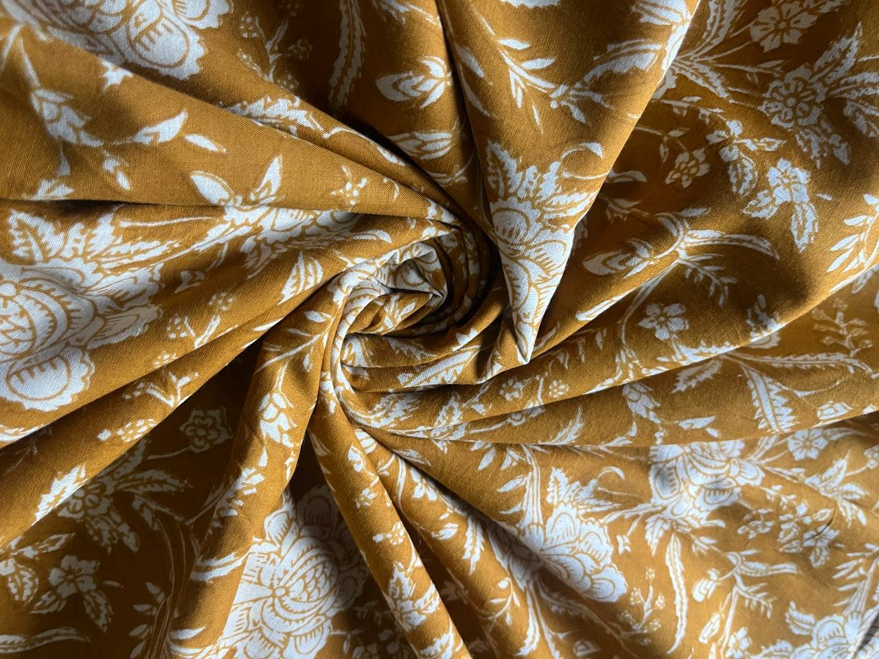 Bhawana Handicrafts - Wholesale Fabric Paint - Beautiful Floral Print Fabric Cotton Fabric Sold By The Yard3