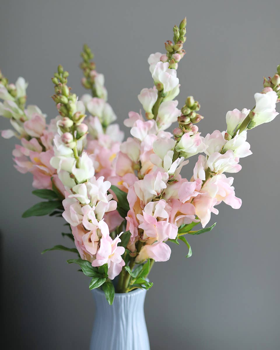 Prestige Botanicals - Wholesale Artificial Flowers - Real Touch Pink Snapdragon 23”3