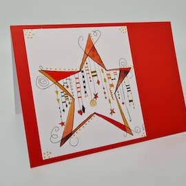Folded greeting card (subject # 1361). A5 format for wholesale by CARD-ART