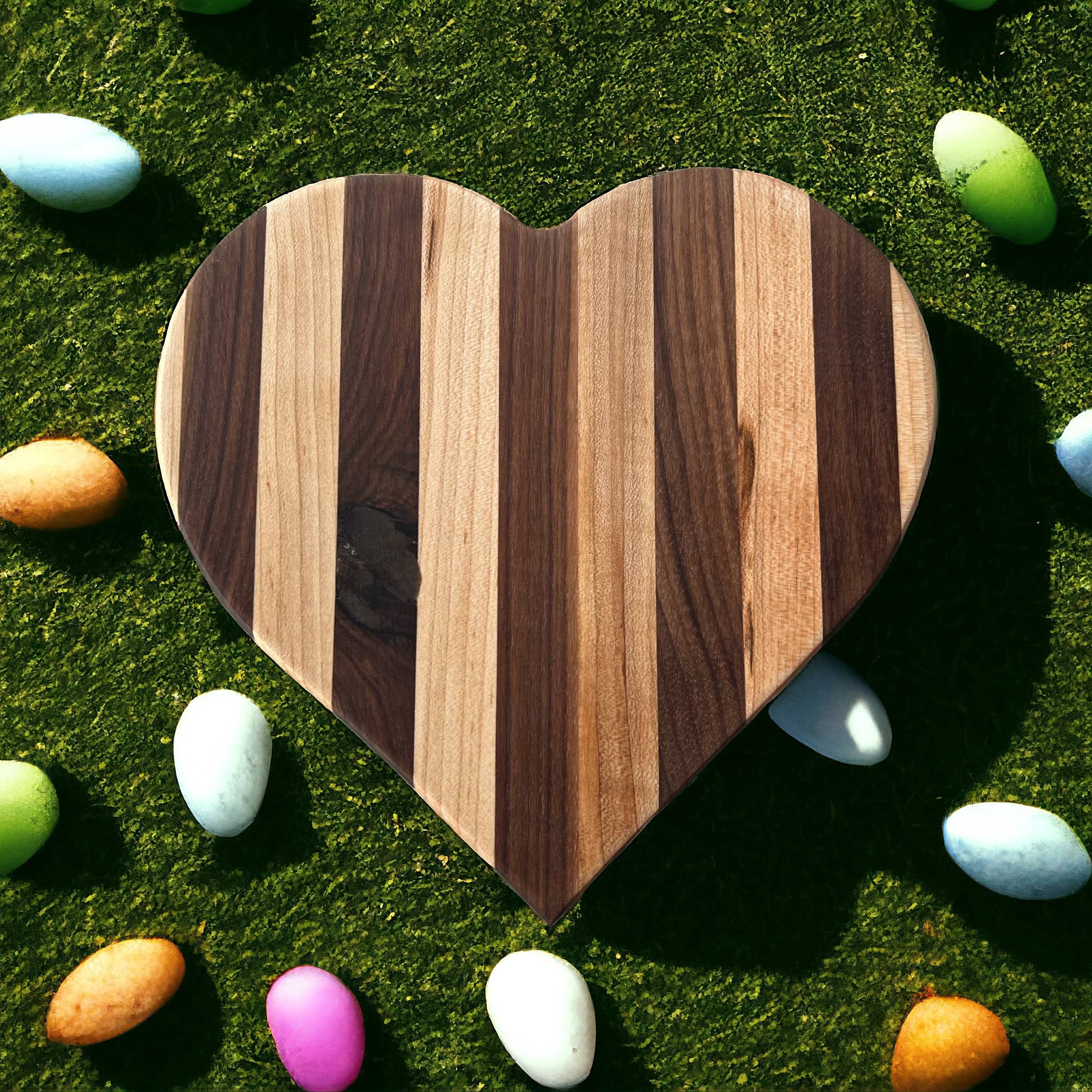 TG Designs - Vente Plateaux à fromage - PLANCHE À CHARCUTERIE EN FORME DE CŒUR, TAILLE MOYENNE6