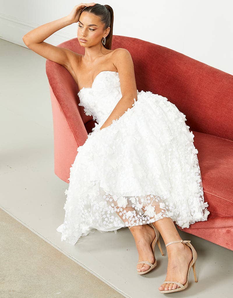 Bariano - Wholesale Dress - Women's - ADELA SWEETHEART PETAL MIDI B41D01S3