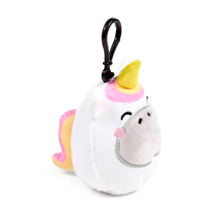 Puckator Ltd - Wholesale Keychain – Unisex - Squidglys Astra the Unicorn Adoracorns Plush Mini Keyring2
