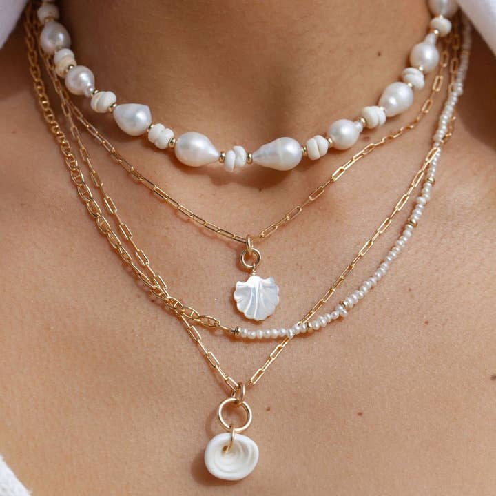 Ke Aloha Jewelry - Wholesale Pendant/Charm Necklace - Seashell Chain Necklace - Kainalu
