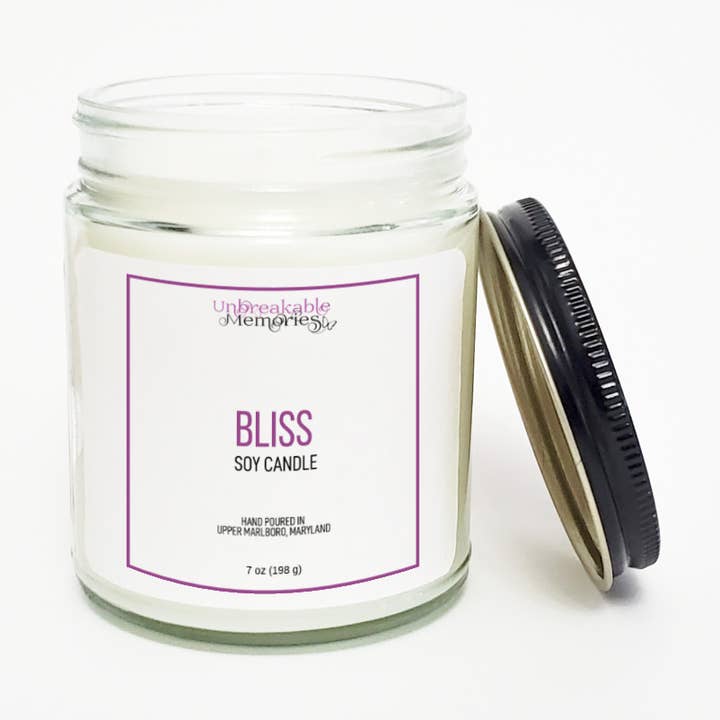 Unbreakable Memories - Wholesale Jar/Filled Candle - Soy candles - Bliss0