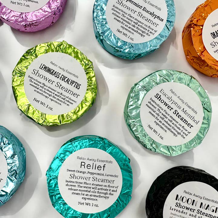 Relax Away Essentials - Wholesale Shower Steamer/Bomb - Single Shower Steamer - AromatherapyÂ