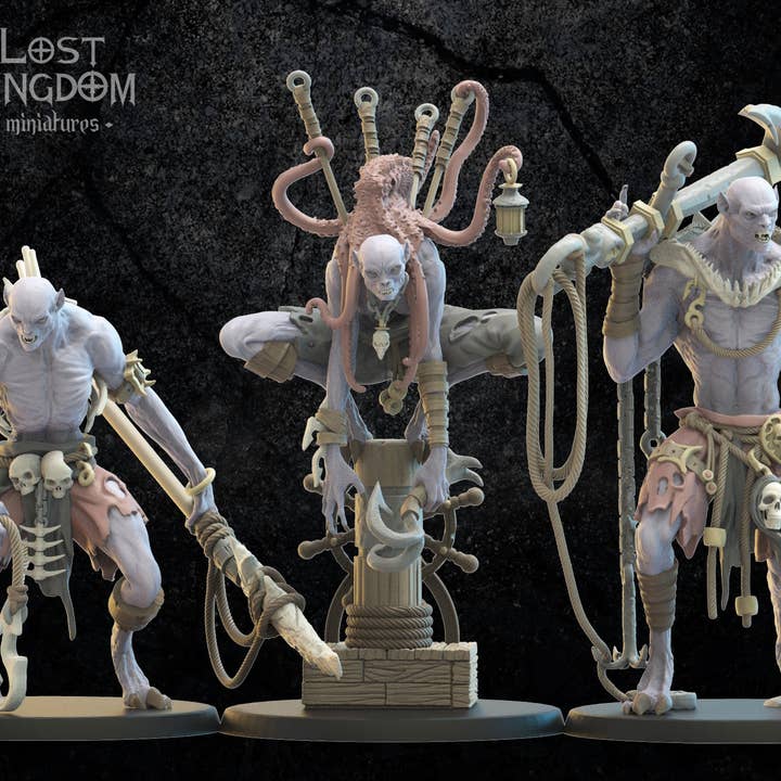 Forg3d – Großhandel Spielfigur – Kinder – Dock Brawlers Archimage Slann-kompatibler Warhammer2