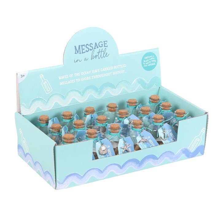 Something Different Wholesale – wholesale Retailer display – Home & Living – Set of 18 Message in a Bottle Souvenirs in Display1