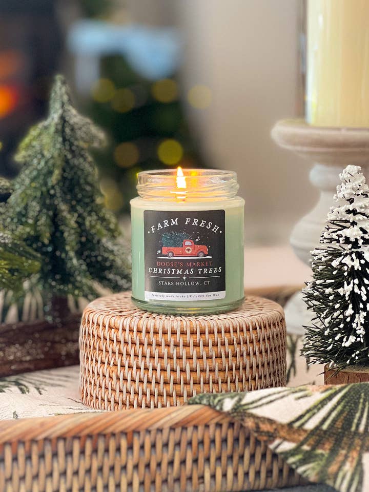Doose's Christmas Trees Candle | Gilmore Christmas Inspired for wholesale by Walts Waxes