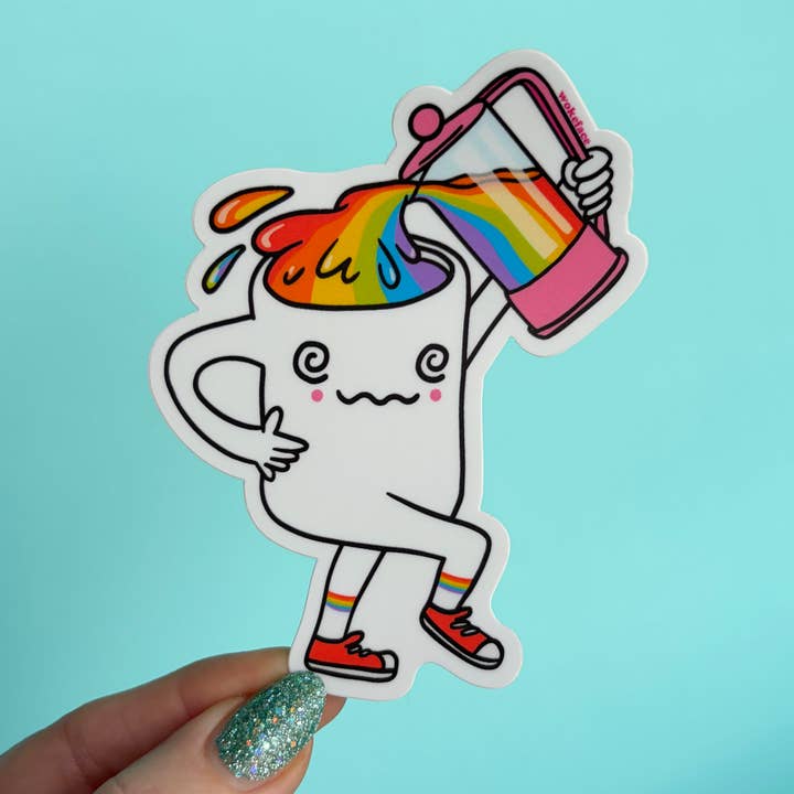 Sticker - Strange Brew voor wholesale door Wokeface