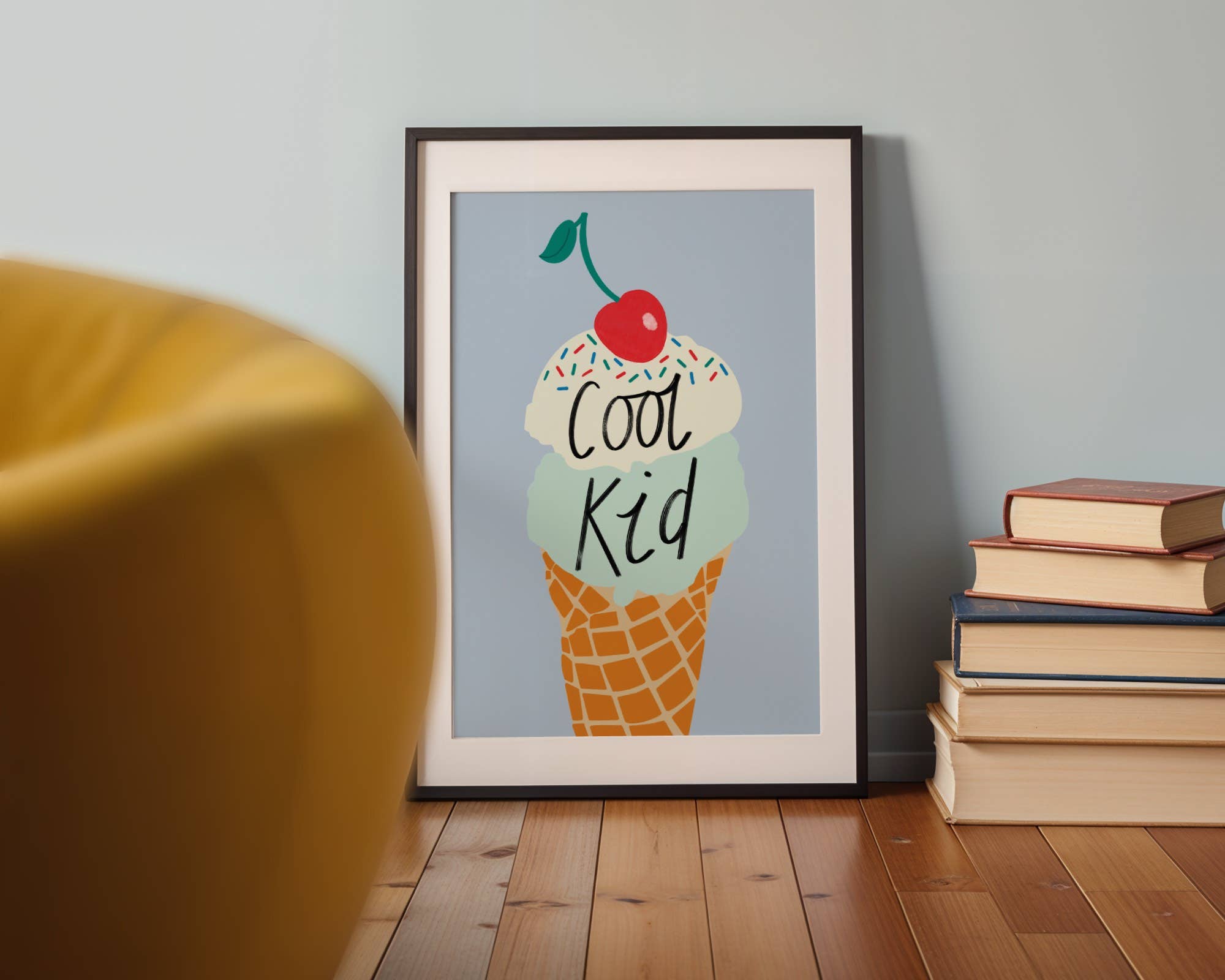 Emmy James Studio - Wholesale Art Print - Cool Kid Ice Cream Art Print0