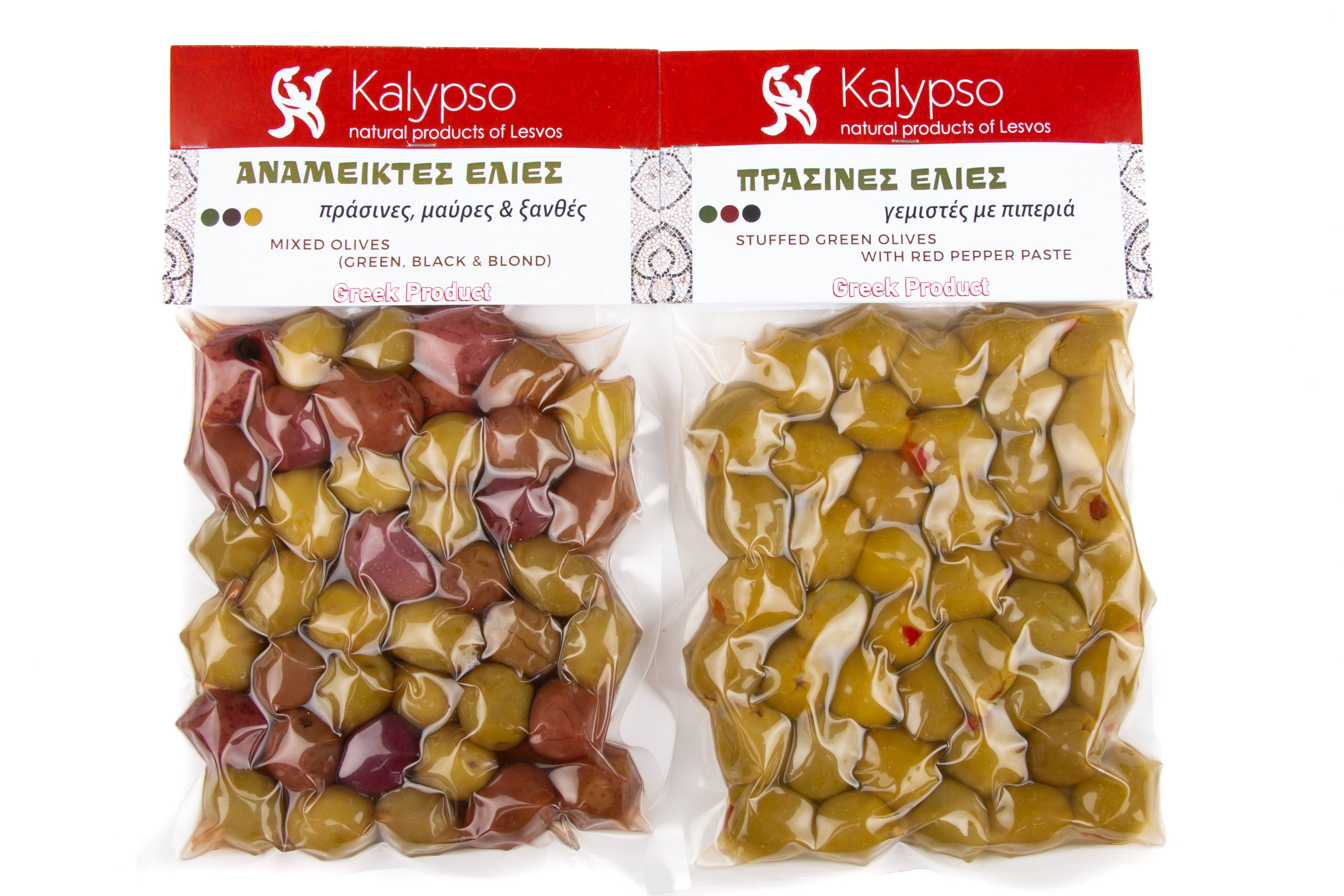 Kalypso-Natural products - Vendita all'ingrosso Olive - Olive miste greche (verdi, nere, marroni)2