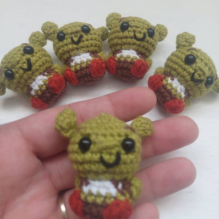 Emel Crochet – wholesale Fyllda/plyschleksaker - Barn och baby – virkad shrek fergus, stoppad leksak amigurumi