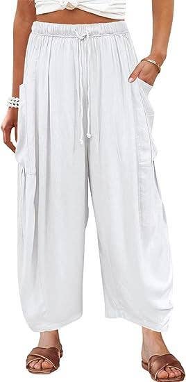 Rosa Clothing - Wholesale Pants - Women's - Soft harem wide-leg pants slacks trousers0