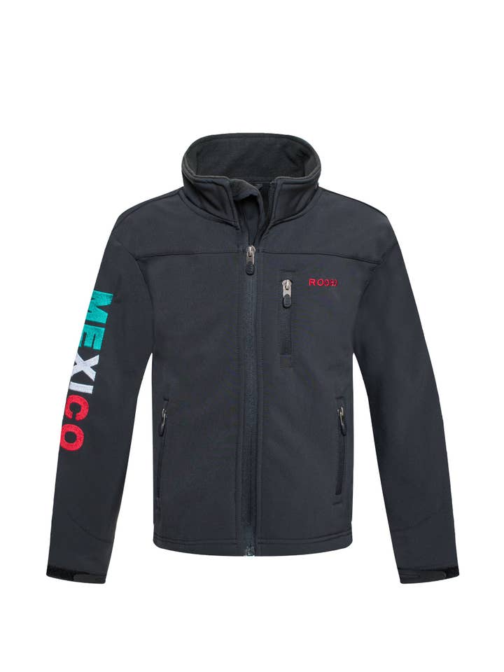 Rodeo Clothing - Wholesale Jacket - Kids - Rodeo Kid's soft shell Bonded Jacket Bonded Fleece Lining0