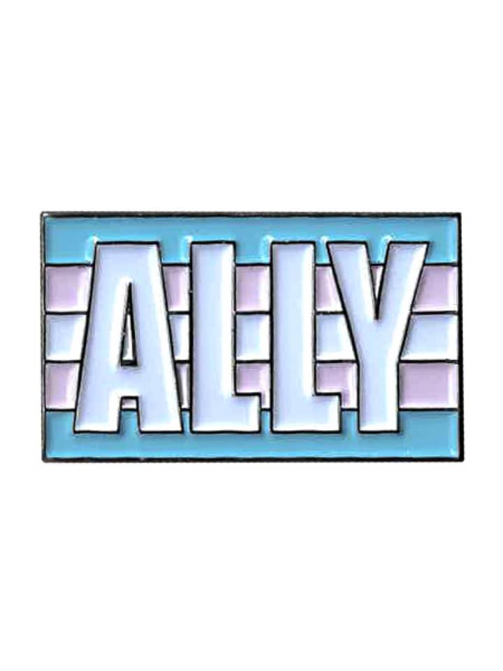 Alfiler esmaltado Trans Ally con bandera de 1.25 pulgadas para venta al por mayor de Sunshine Joy