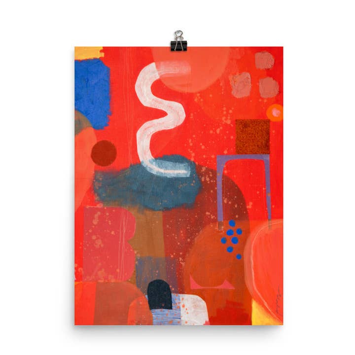 Rock Island Art Print for wholesale by Ponnopozz