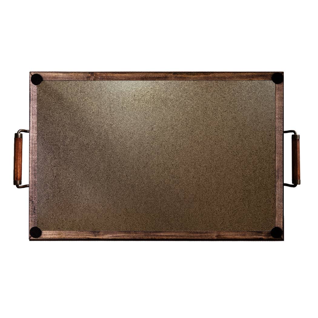 Madison Bay Co. - Historical Home Decor Reproductions - Wholesale Decorative Tray - Tropical Floral Wood and Glass Tray, Vintage Style4