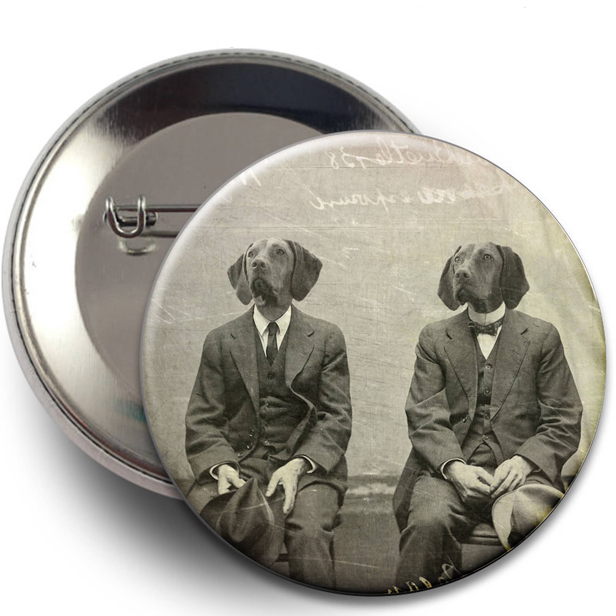 The Wild Oddisorium - Wholesale Lapel Pin/Button - Dog Buttons, Pins, Badges, POS, Funny Dogs in Clothes, Cute38