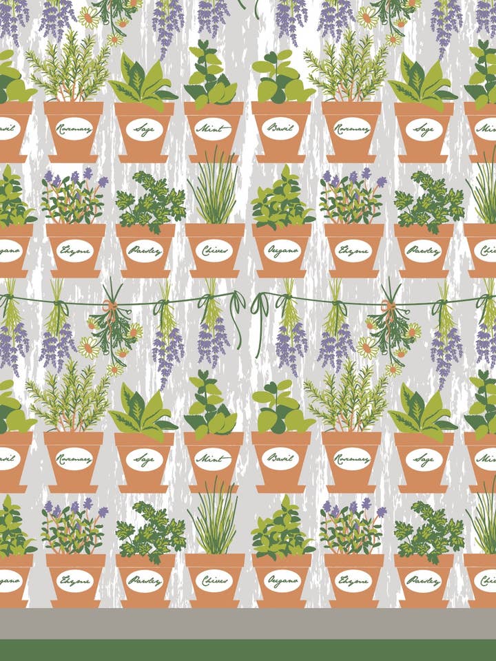 Torchon Herb Garden pour la vente par Wet-it!