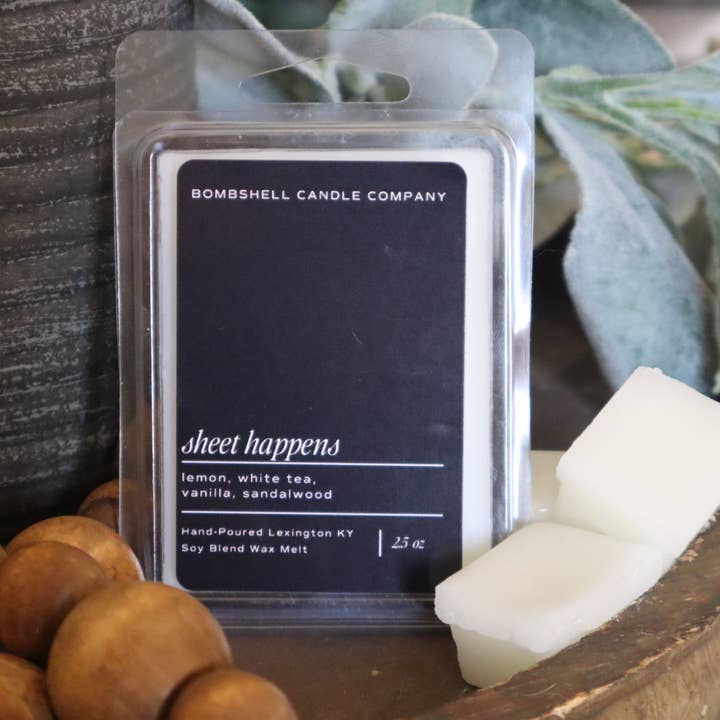Sheet Happens Wax Melt for wholesale by Bombshell Candle Company