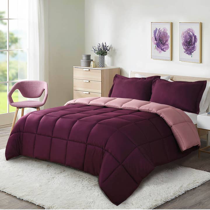 HIG - Wholesale Bedding Set - All Season Lightweight Down Alternative Comforter Set9