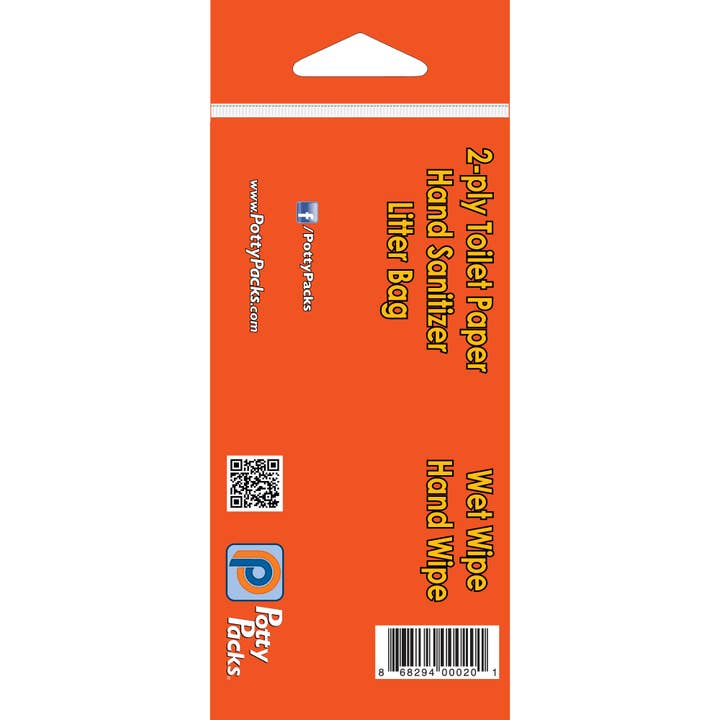 Potty Packs - Wholesale Toilet Paper - Everything But The Toilet SH! Kit - Wet Wipes Included