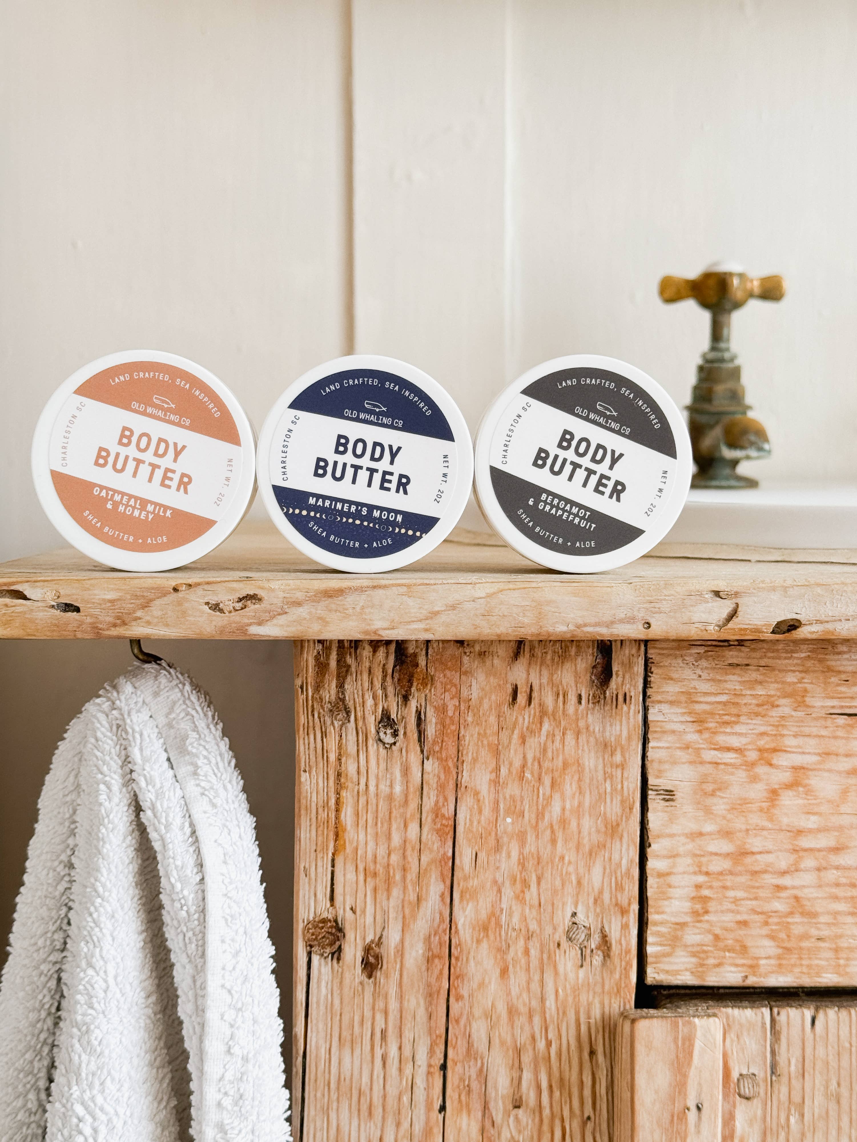 Old Whaling Company - Wholesale Body Balm/Butter - Travel Size Mariner's Moon® Body Butter (2oz)8