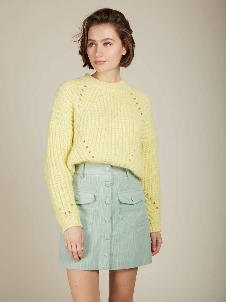 JAMIE - Corduroy skirt for wholesale by Andy & Lucy
