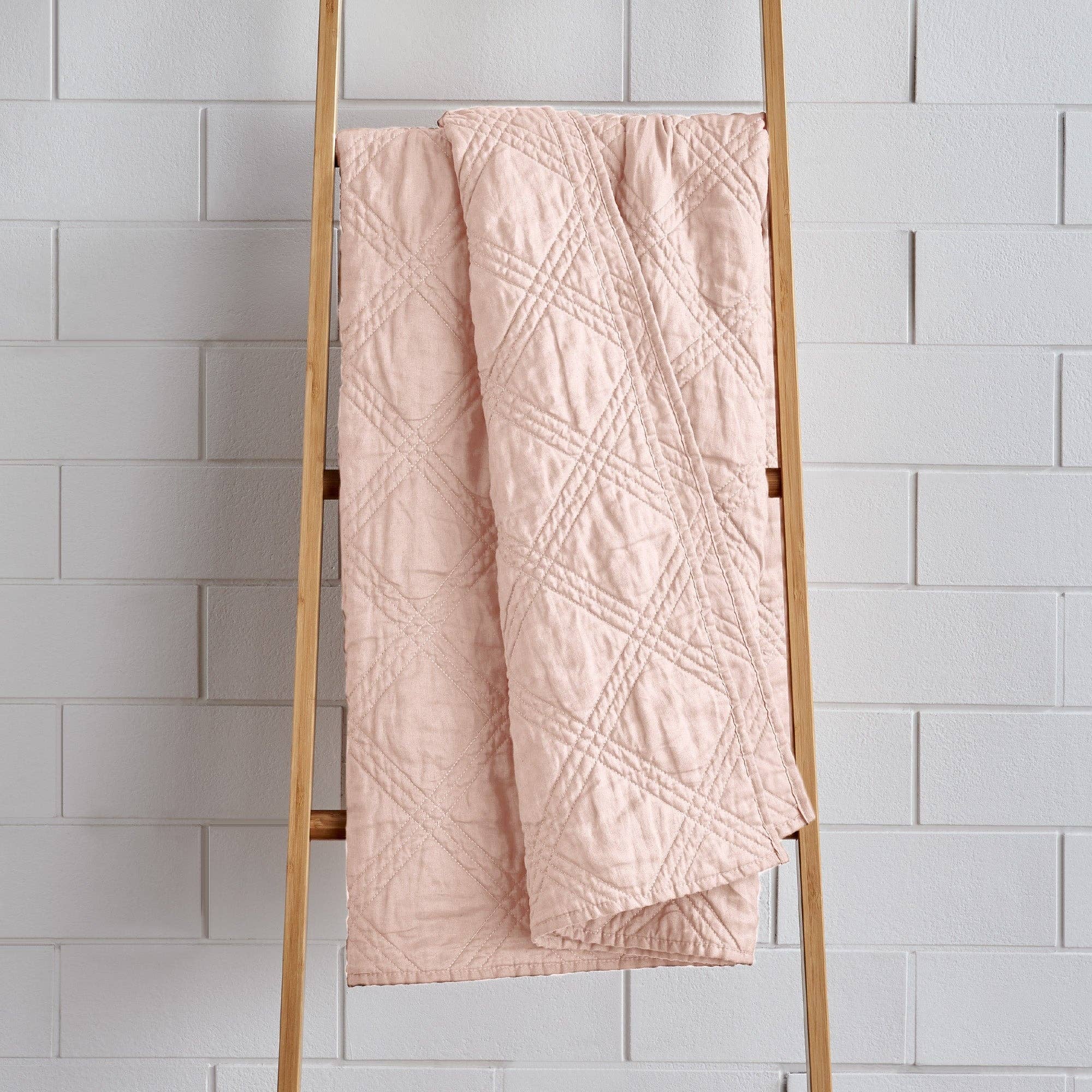 Levtex Home - Wholesale Throw Blanket - Washed Linen Quilted Throw14