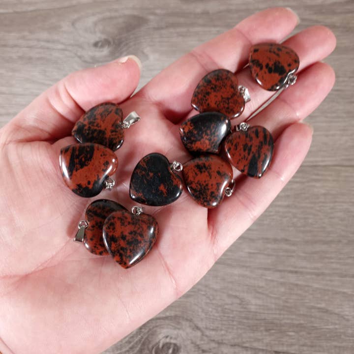 Keystone Crystals - Wholesale Individuele bedel/hanger - 20mm Edelsteen Hart Hangers – Groothandel Sieraden36