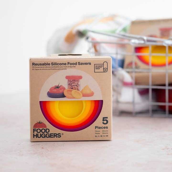 Food Huggers - Wholesale Food Storage Wrap/Bag - Autumn Harvest Food Huggers - Set of 5