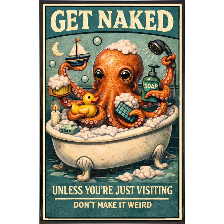 Get Naked But Don't Make It Weird Print for wholesale by Shady Front