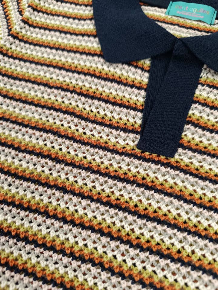 Cent agulles - Wholesale Polo - Women's - Navy polo shirt4