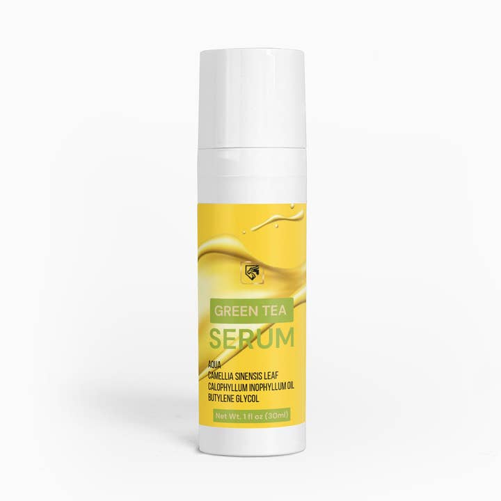 Sérum au thé vert, au tamanu et au pentylène glycol — hydratant, 1 fl oz/30 ml pour la vente par theLifeSupps.com