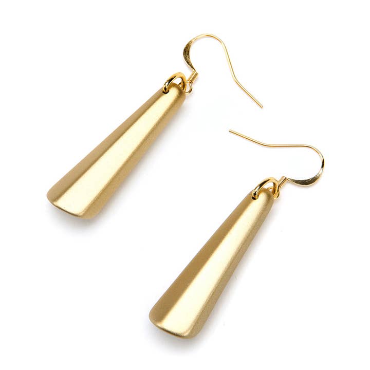 Barile Drop Øreringe - Lille Guld for engroshandel hos PONO by Joan Goodman