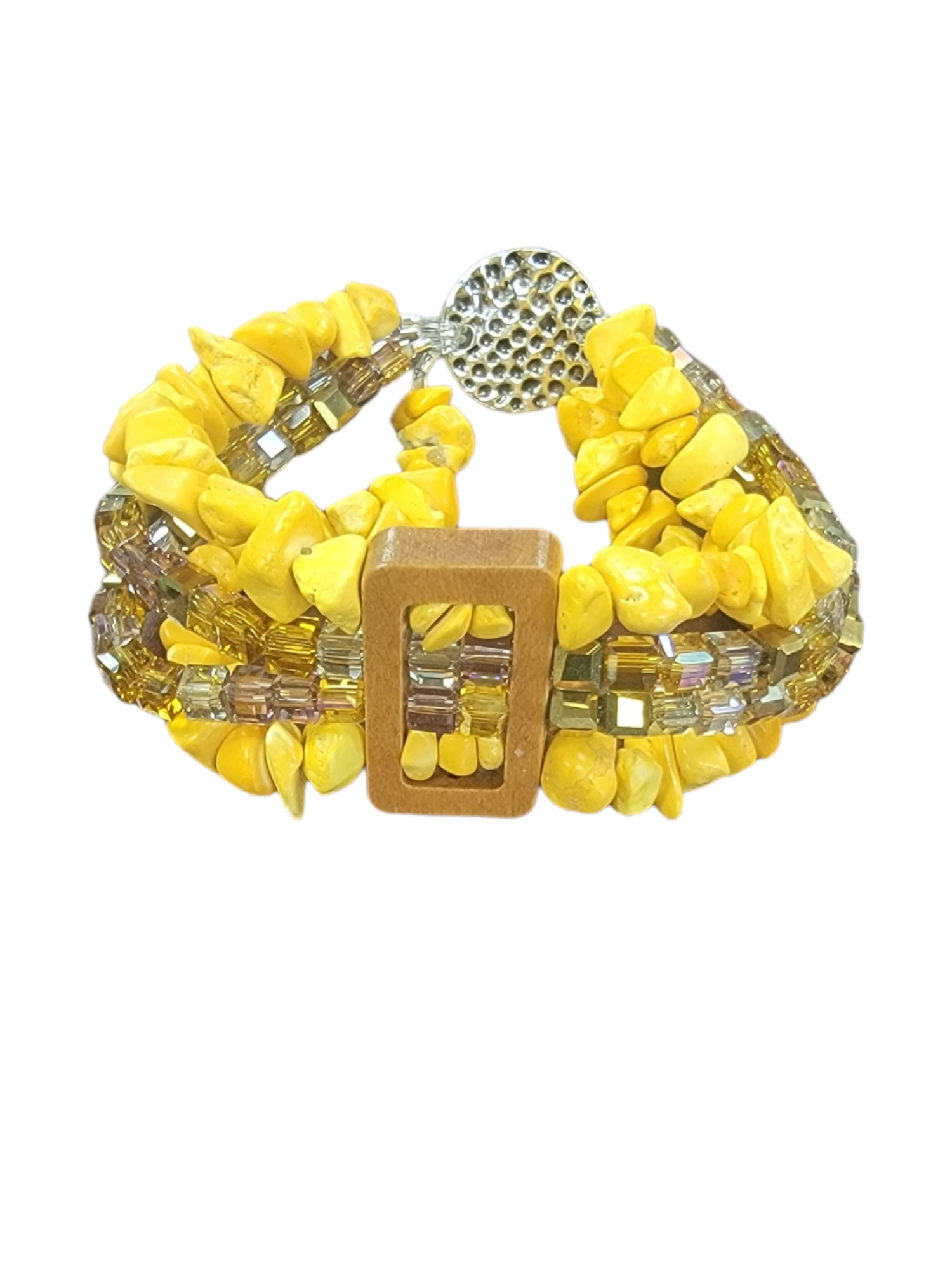 Ciao Bella Jewelry Inc - Vendita all'ingrosso Bracciale con perline - Braccialetto elasticizzato con pietre preziose rettangolari multifilo13