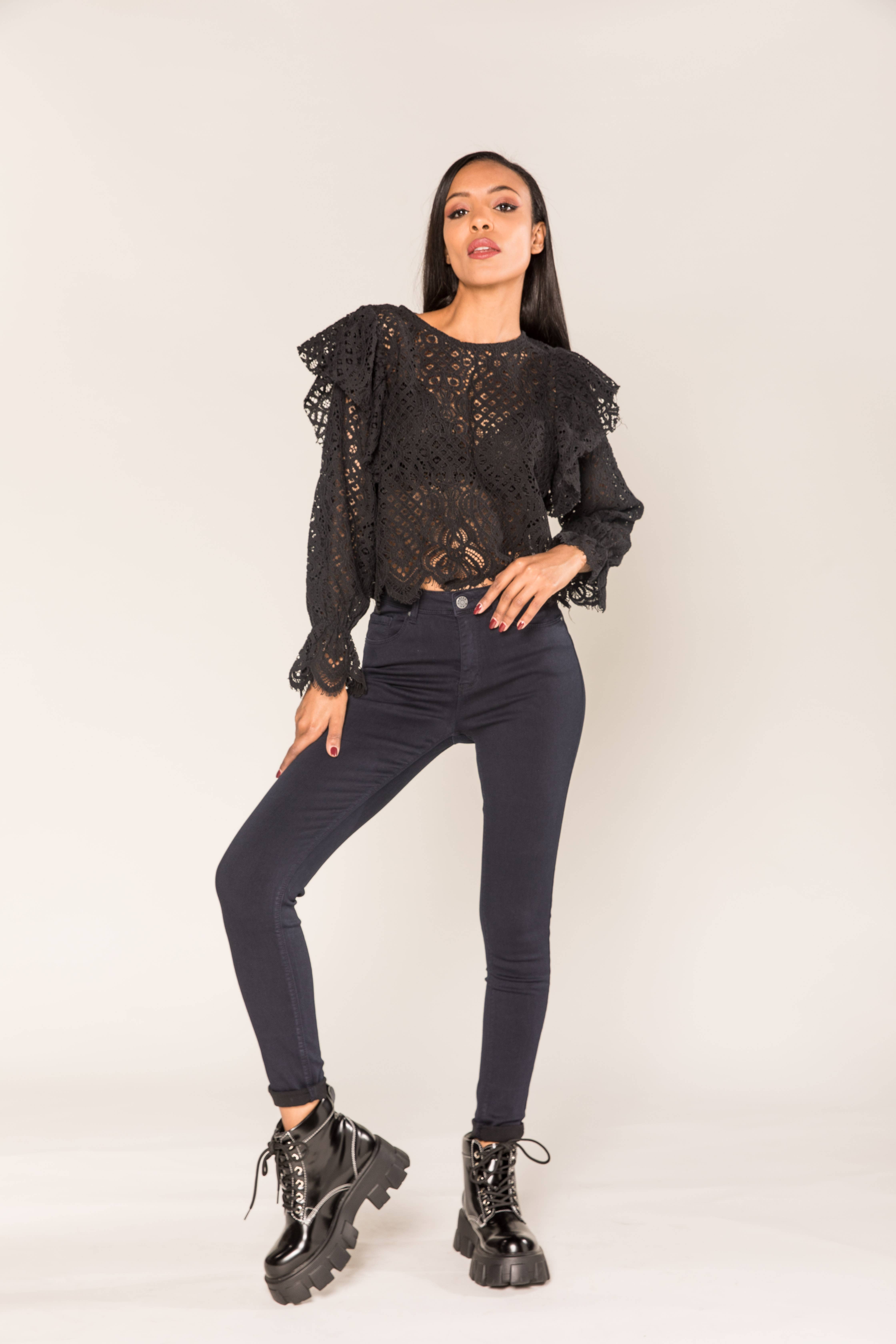 Nina Carter - Wholesale Jeans - Women's - Skinny Push Up Comfortable High Waist Super Stretch P10610