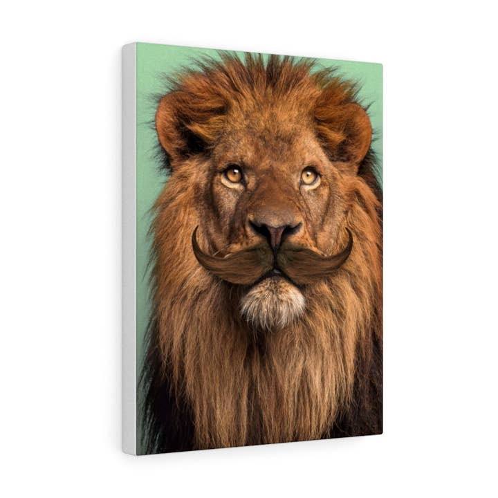 BEARDED LION Canvas for wholesale by True Modern