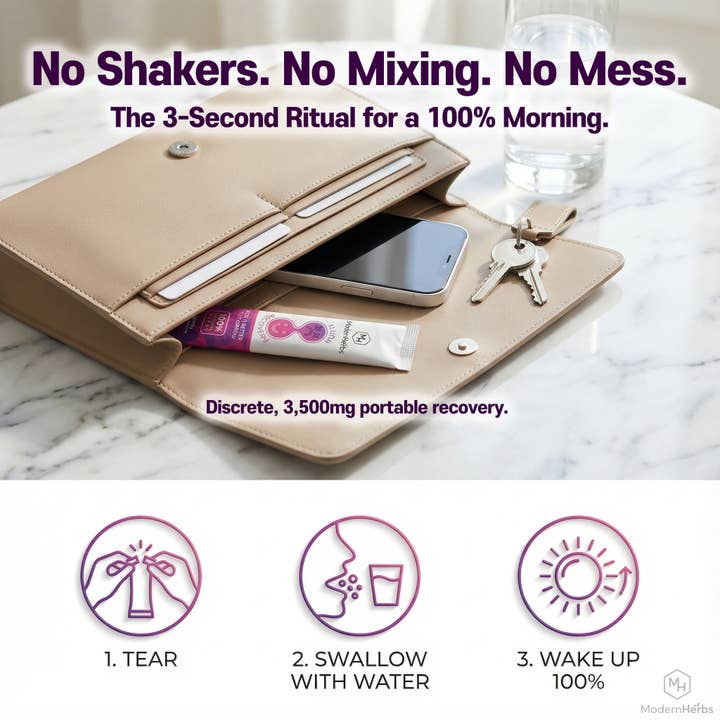 Modern Herbs – wholesale Oral supplement/vitamin – Herb-based Hangover Prevention | ILUNA Recovery (1 Box)6