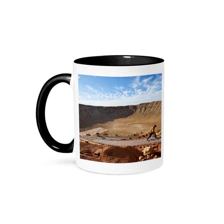 3dRose, Cratère de météorite près de Winslow, Arizona, États-Unis - US03 BFR0196 - Bernard Friel, Tasse pour la vente par 3dRose