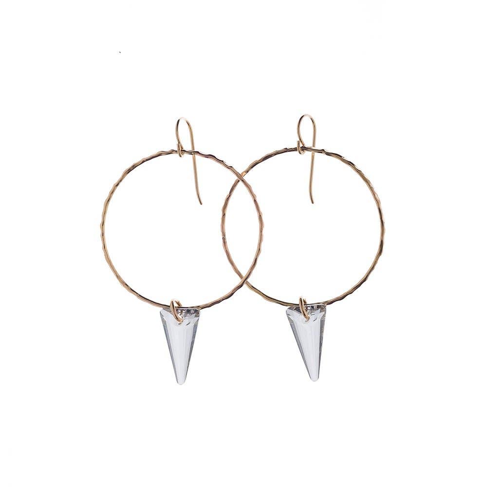 Kenda Kist Jewelry - Wholesale Dangle Earrings - Spike Hoops1