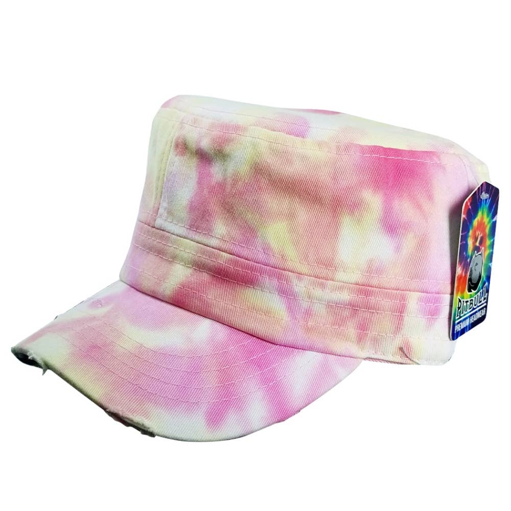 DOBBI – Großhandel Basecap – Damen – CAMBRIDGE PLAIN TIE DYE CASTRO-KAPPE6