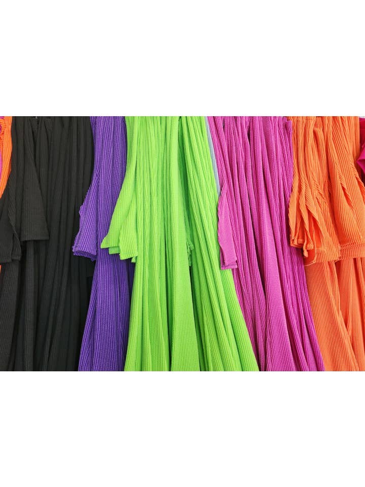 5besties inc - Wholesale Top & Pant Set (NOT Loungewear) - Women's - Rib Knit Tube Top and Flare Pants Set