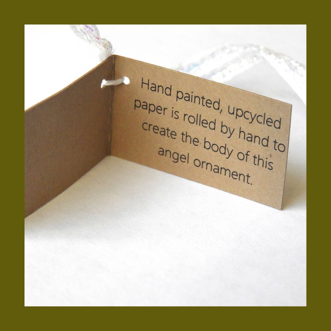 Allison Lake Handmade - Wholesale Ornament - Paper Bead Kerstvakantie Engel Ornament | Bundelpakket5